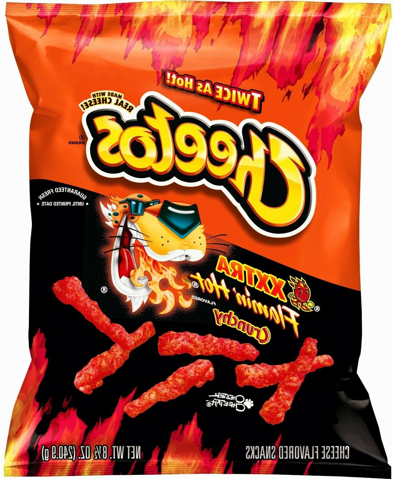 Buy Cheetos Crunchy Xxtra Flamin Hot Cheese Snacks Chips Oz Bag | My ...